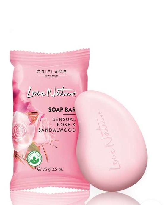 Love nature soap bar rose &Sandal wood